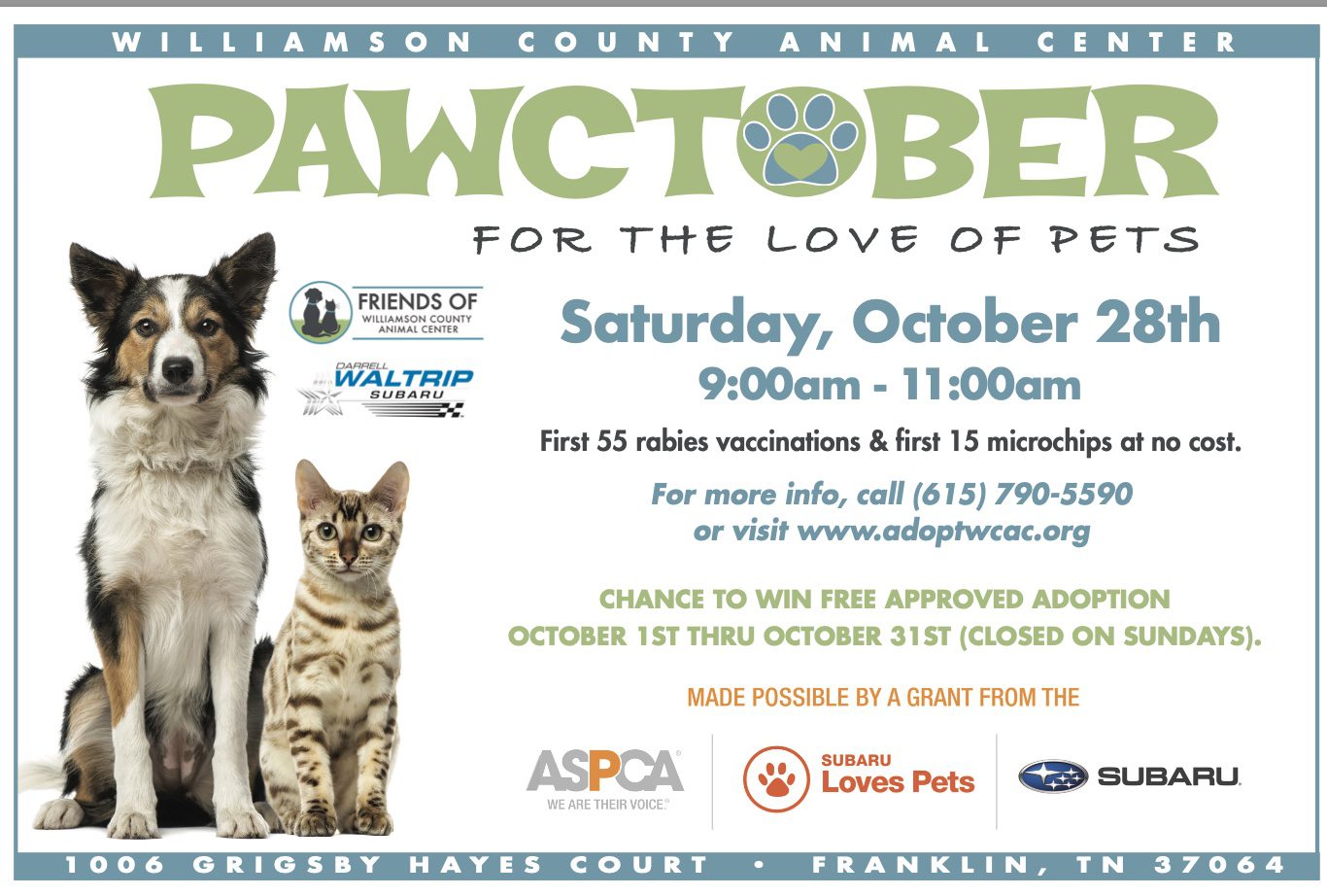 Waiving Adoption Fees at the ASPCA's Adoption Center