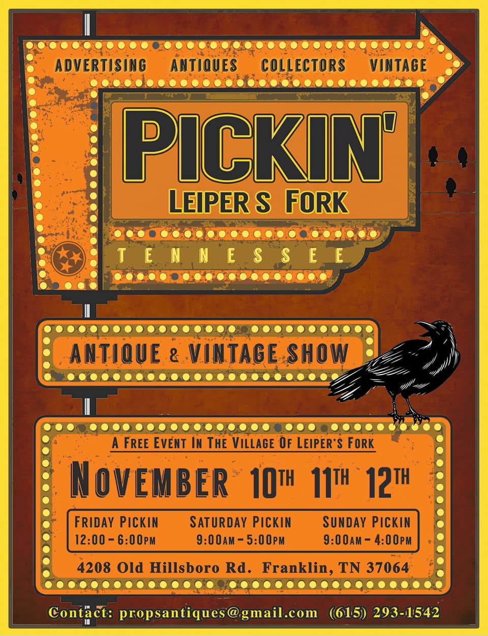 Pickin’ Leiper’s Fork Shopping Antique & Vintage Event in Franklin, Tennessee.