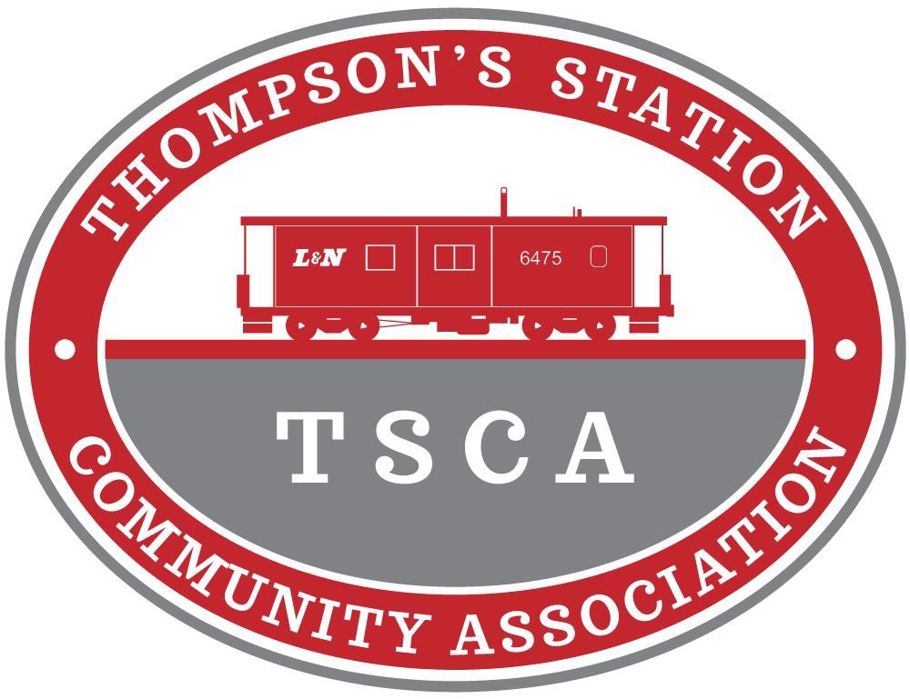 Thompson's Station Community Association (TSCA) Logo.
