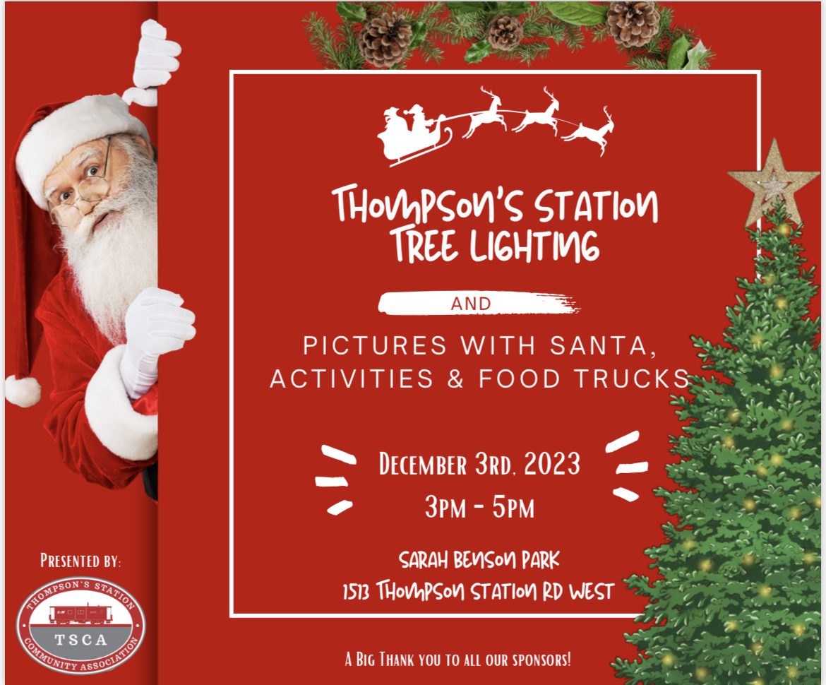Thompson’s Station Christmas Tree Lighting TN