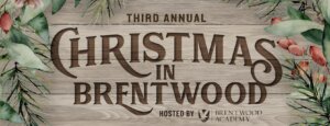 Christmas in Brentwood event, enjoy meeting Santa Clause, The Lighting of the Great Tree, Live Music, Nativity with Live Animals, Trackless Train, Bounce Houses, Christmas Arts and Crafts, Food Trucks and Coffee Bar, and so much more! 