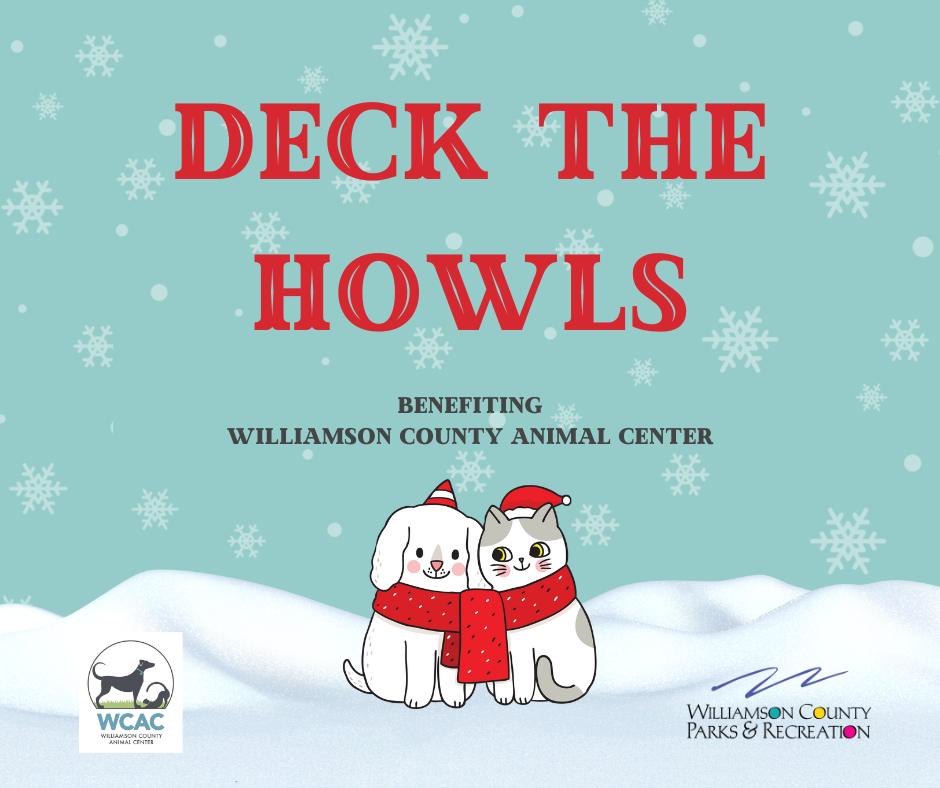 Deck the Howls Event in Franklin, Tennessee, children can read to shelter pets, decorate cookies, create ornaments and visit with Santa.