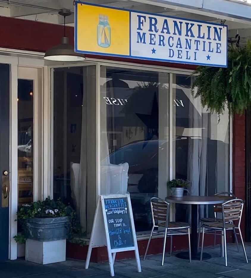 Franklin Mercantile Deli Downtown Franklin TN.