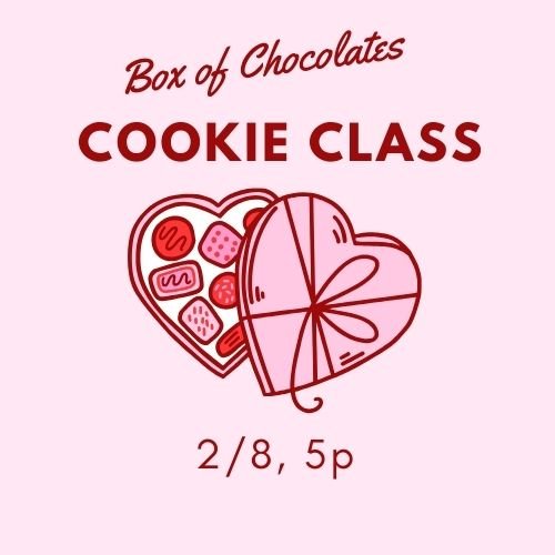Box of Chocolates Royal Icing Cookie Class Franklin TN Sugar Drop