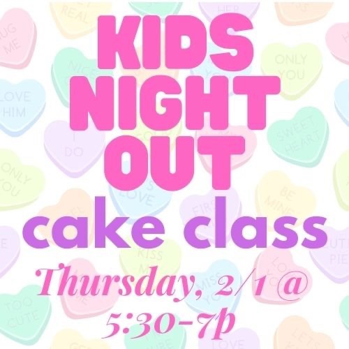 Kids Night Out Cake Class Franklin TN Sugar Drop