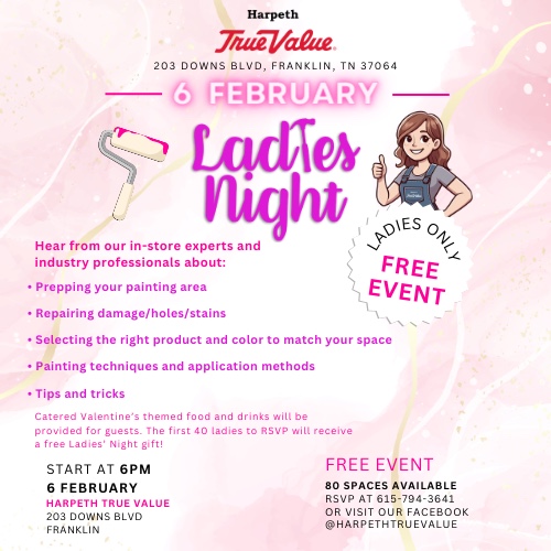 Ladies’ Night at Harpeth True Value Franklin