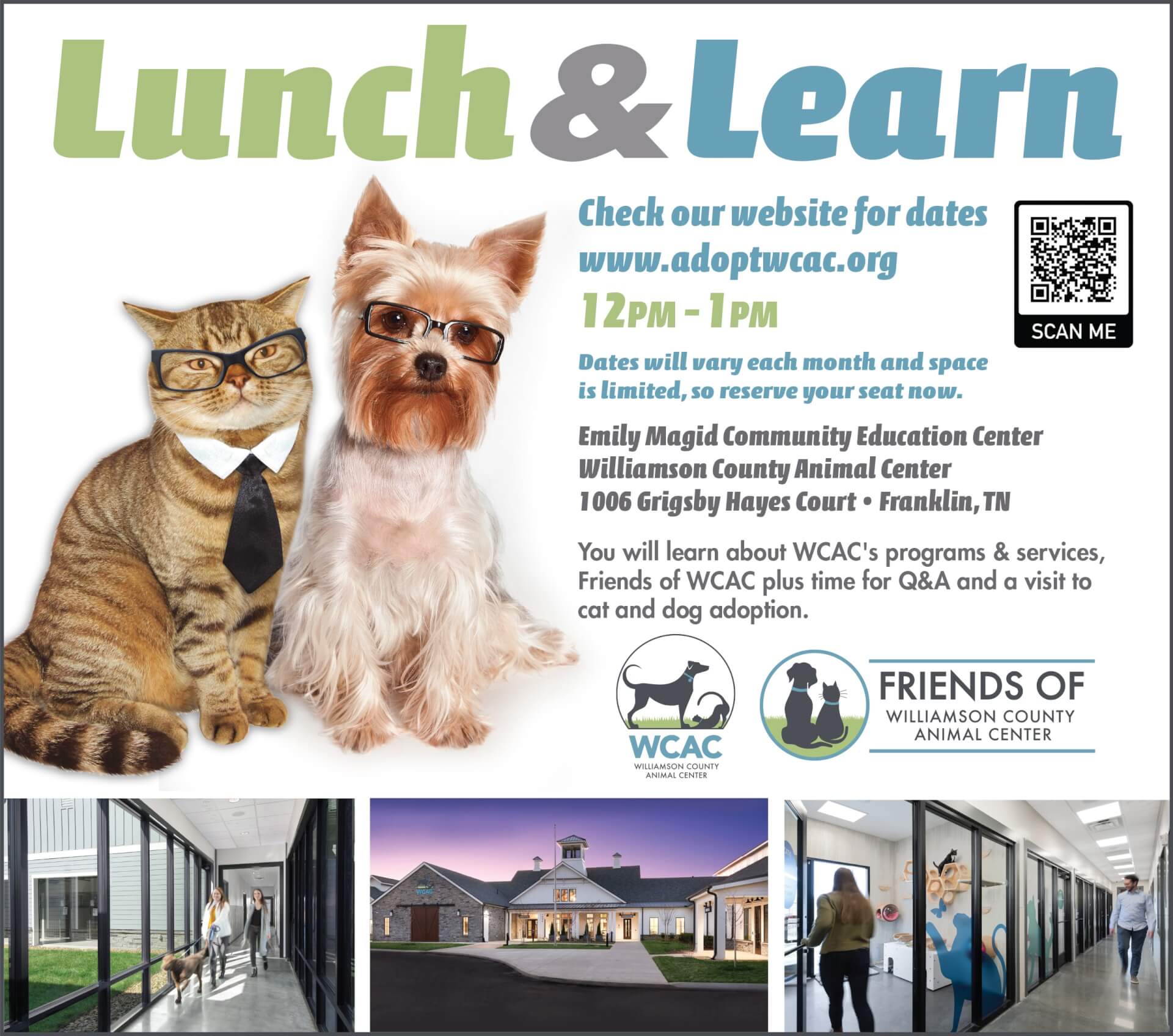 Williamson County Animal Center Franklin TN Lunch and Learn