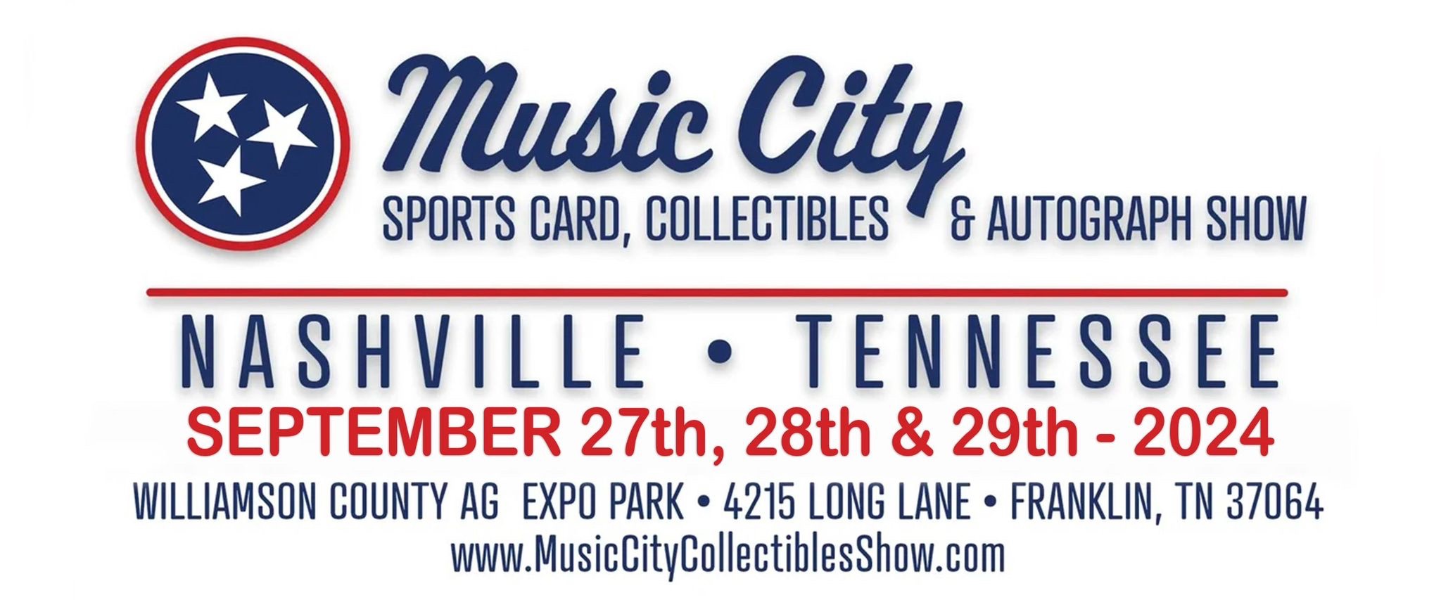Music City Sports Card, Collectibles & Autograph Show Nashville, Tennessee.