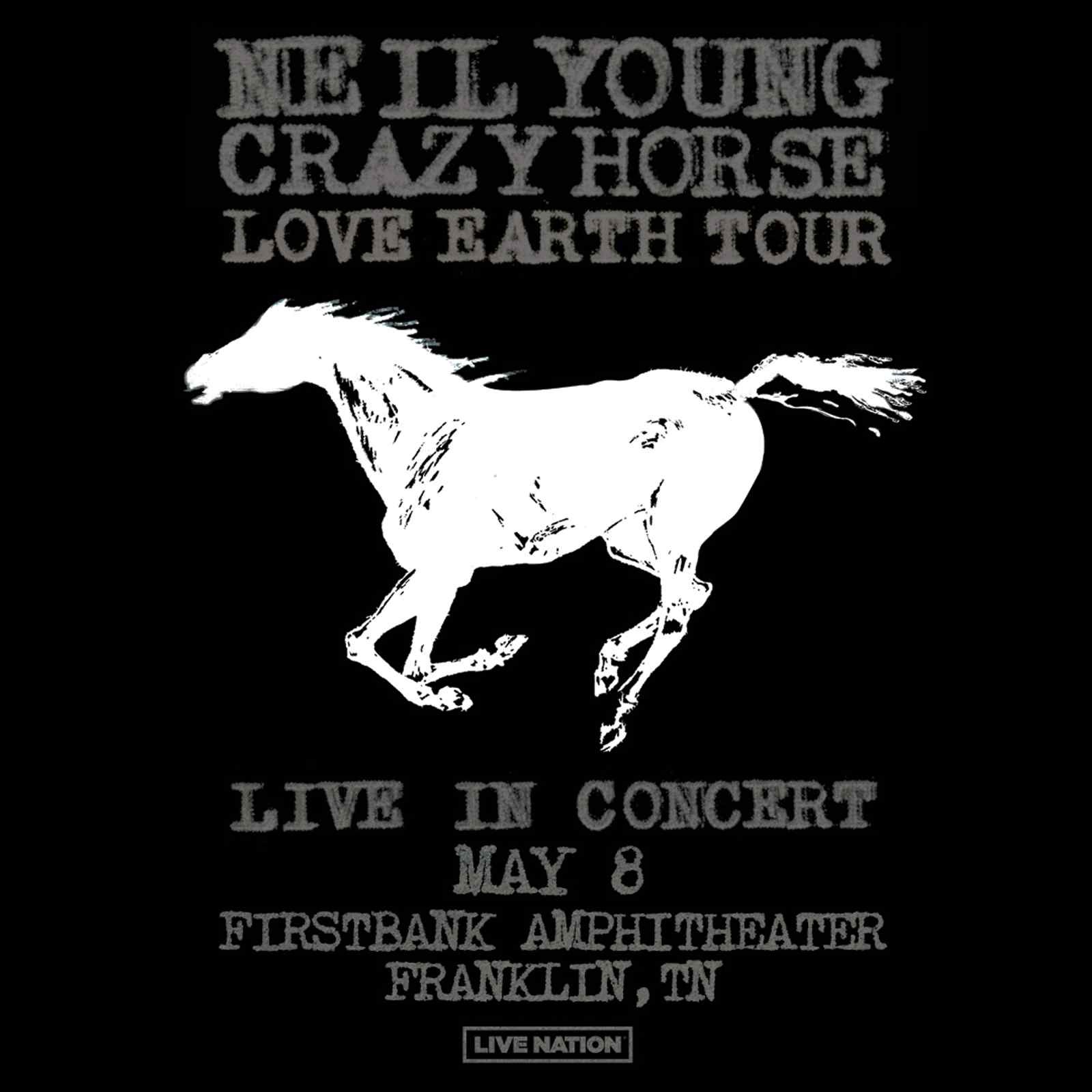 Neil Young & Crazy Horse Love Earth Tour Franklin, Tennessee at FirstBank Amphitheater.