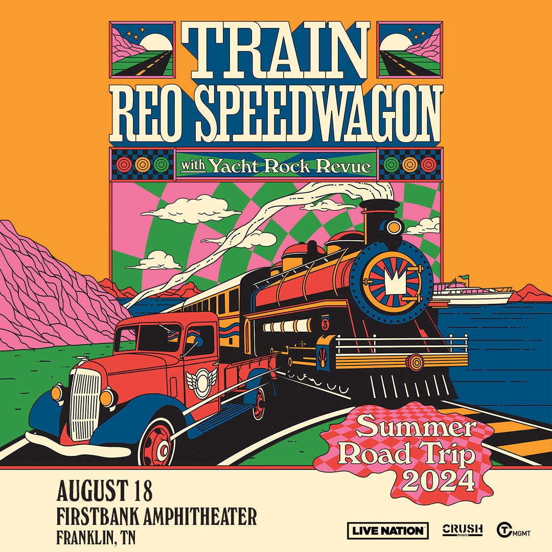 Train & REO Speedwagon concerts in Franklin, Tennessee at FirstBank Amphitheater.
