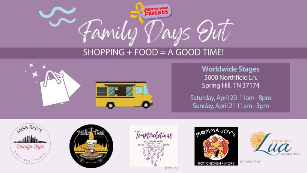 Family Days Out EAT + SHOP Spring Hill, Tenn.
