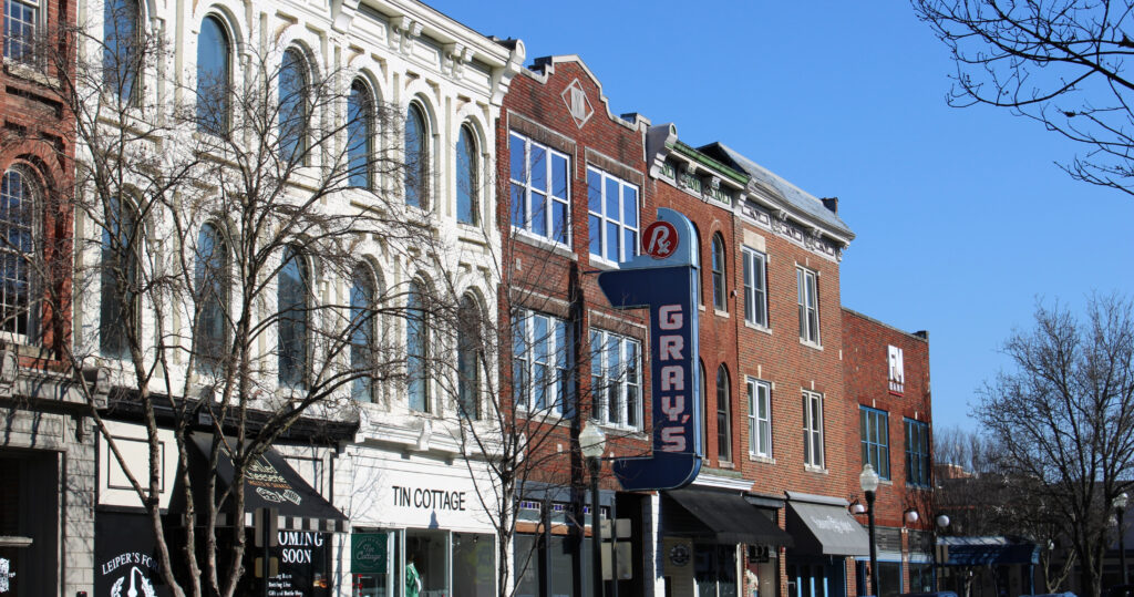 Grays on Main Street Franklin, TN.