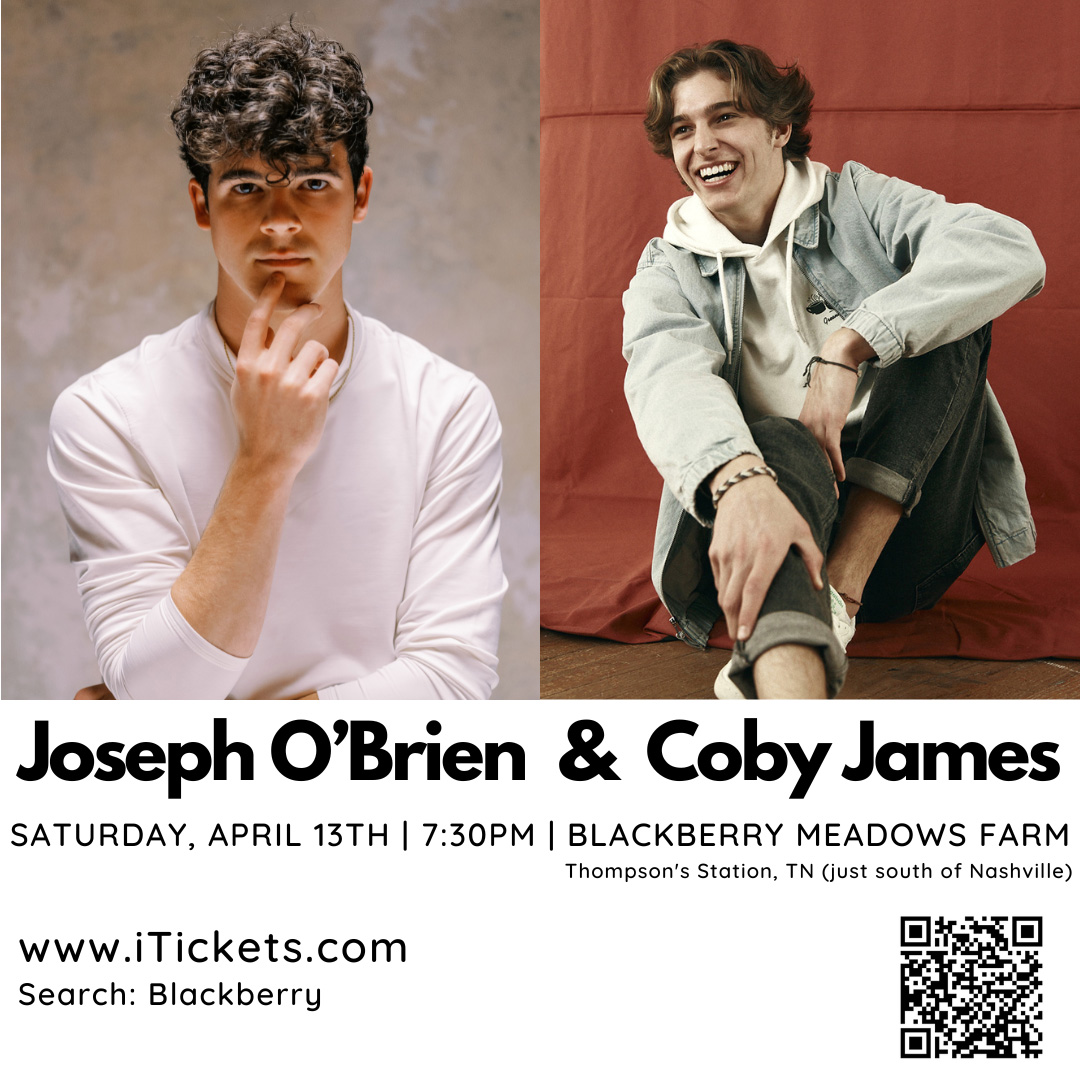 Joseph O'Brien and Coby James Live at Blackberry Meadows Farm Thompson's Station Tenn.