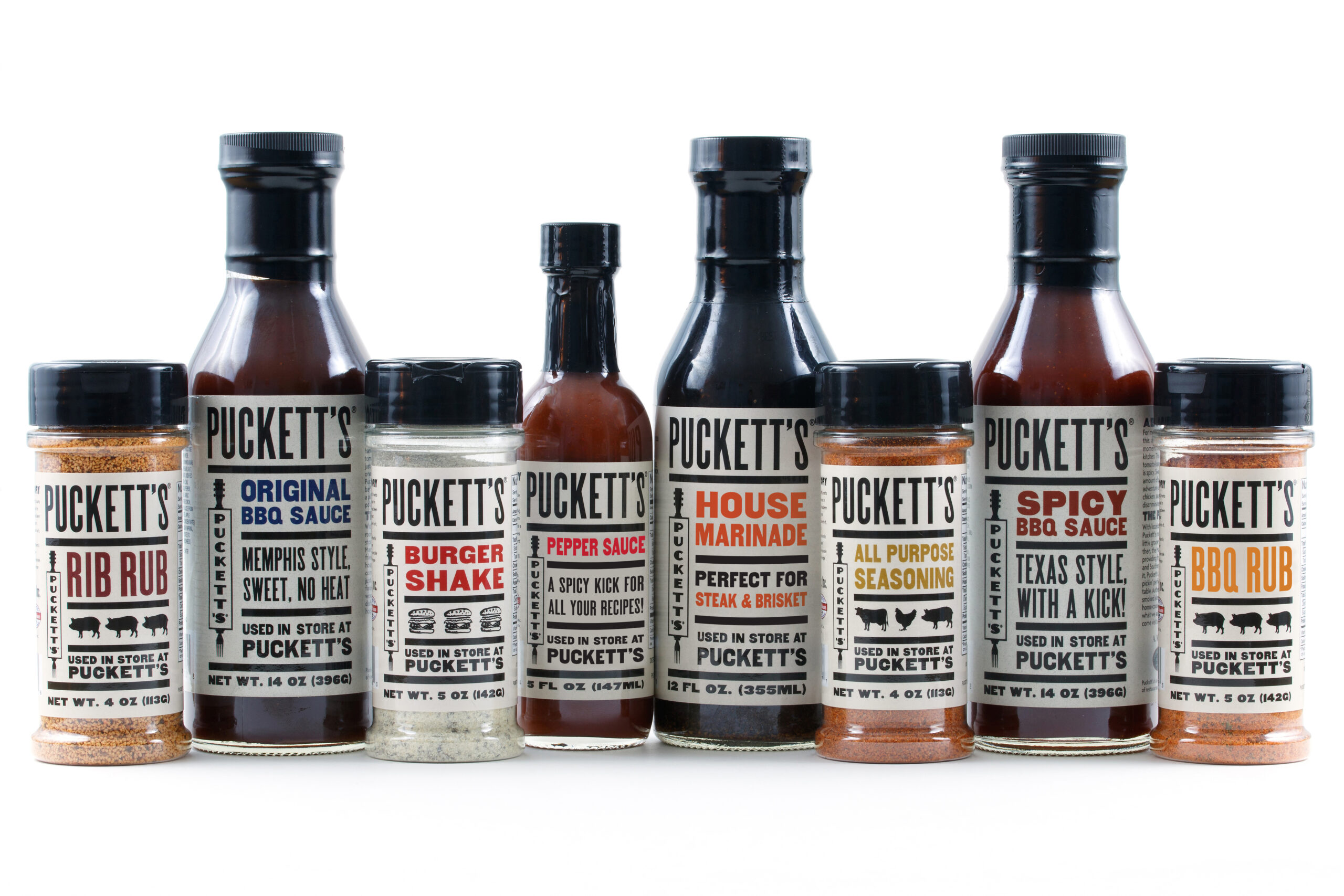 Puckett's Family of Spices and Sauces (with Pepper Sauce)