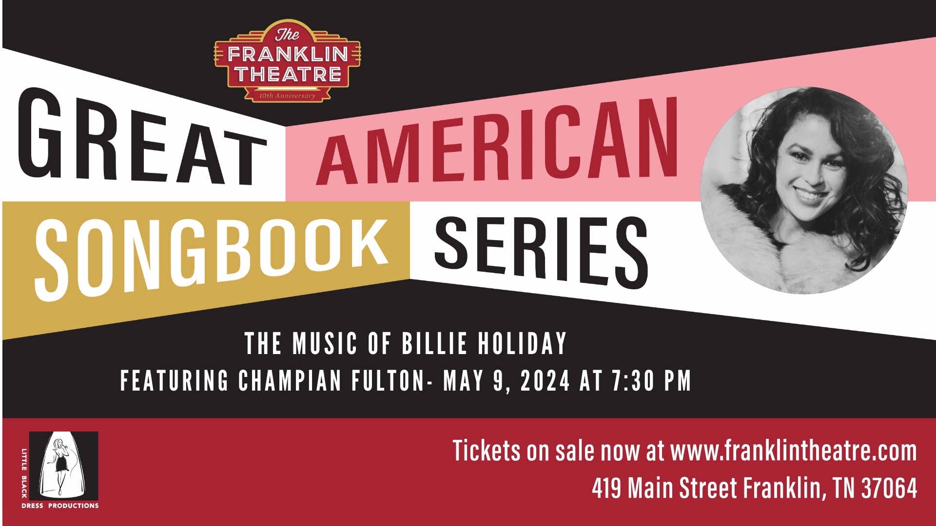 The Music of Billie Holiday featuring Champian Fulton_Franklin Theatre