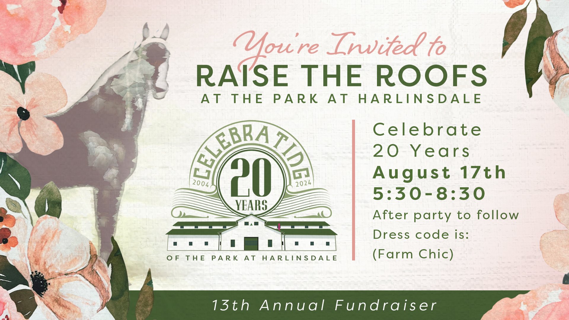 Raise The Roofs 2024, great food, drinks, live music and an after party beginning at 8:30 p.m.