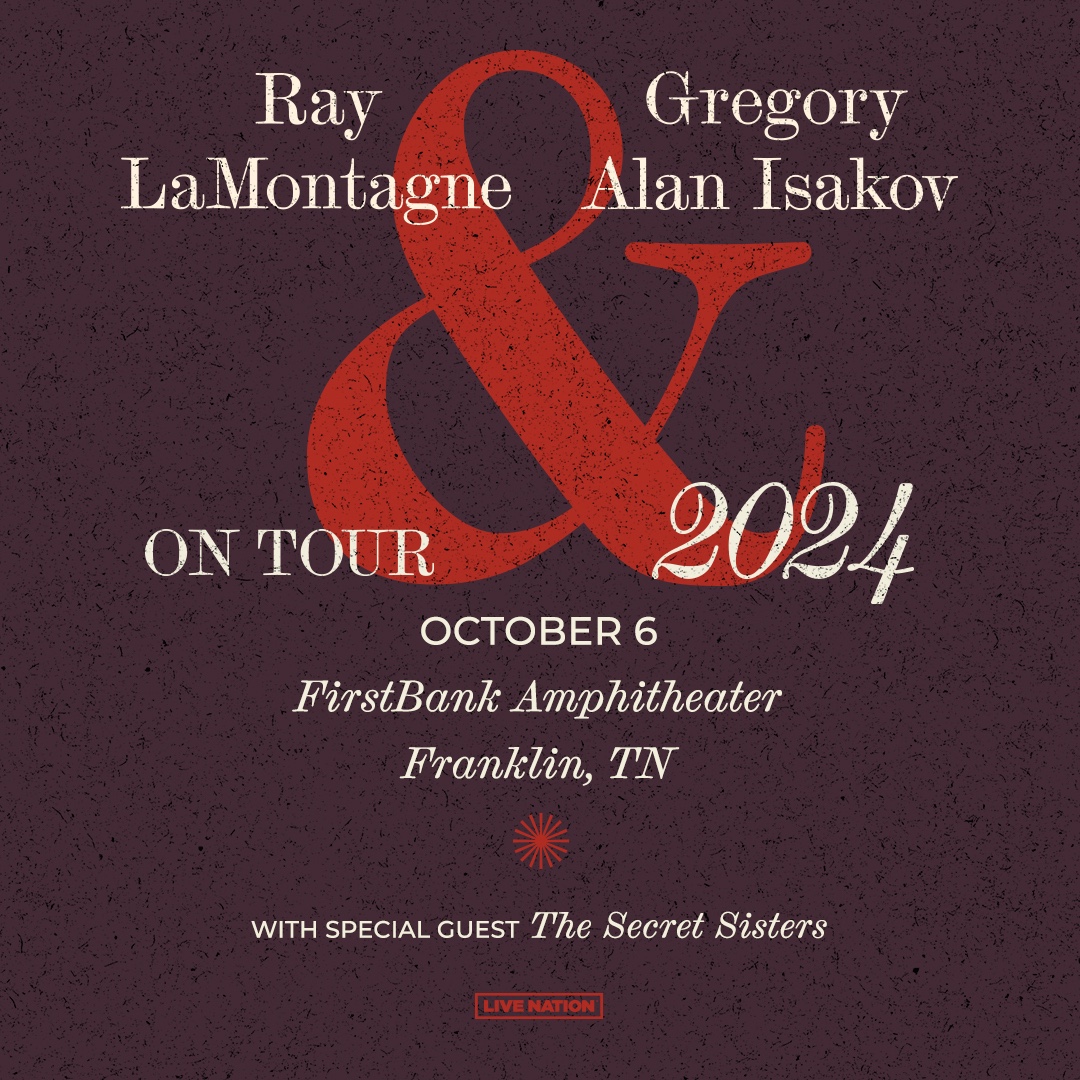 Ray LaMontagne & Gregory Alan Isakov_Franklin TN FirstBank Amphitheater.