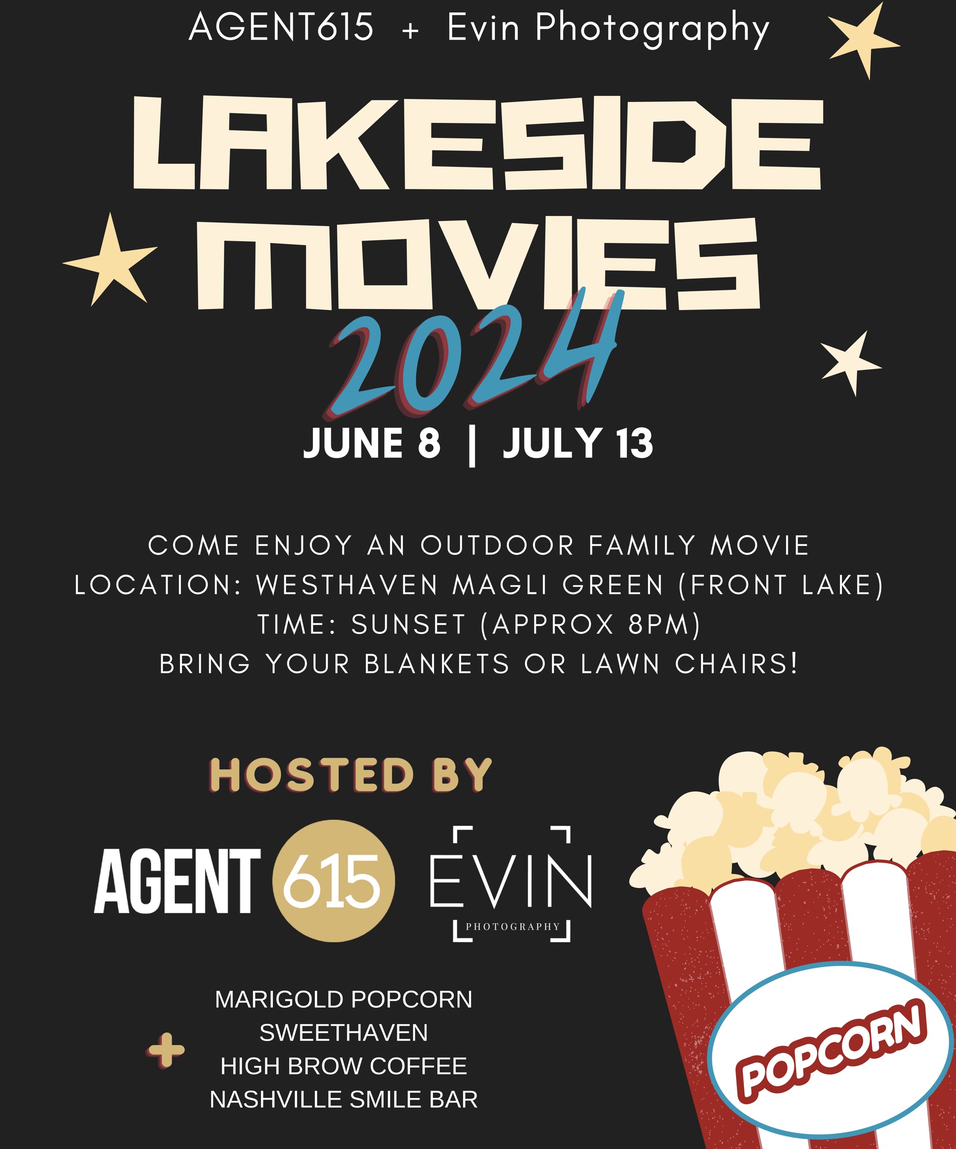 Lakeside Movies Franklin, TN-Westhaven, Family Friendly Events!