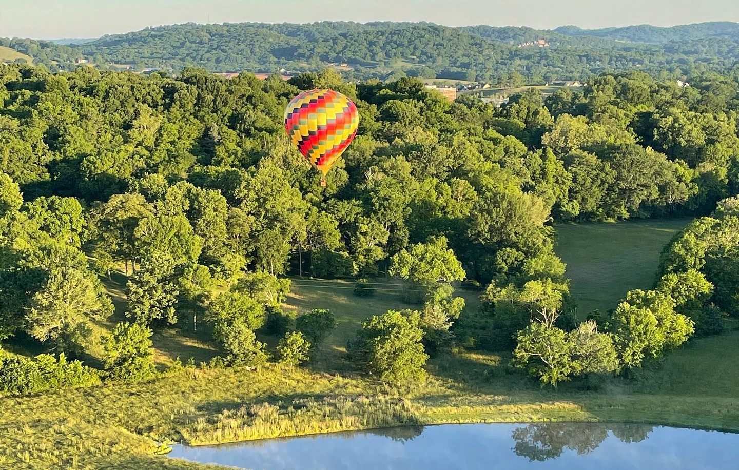 Leipers Fork Middle Tennessee Hot Air Balloon