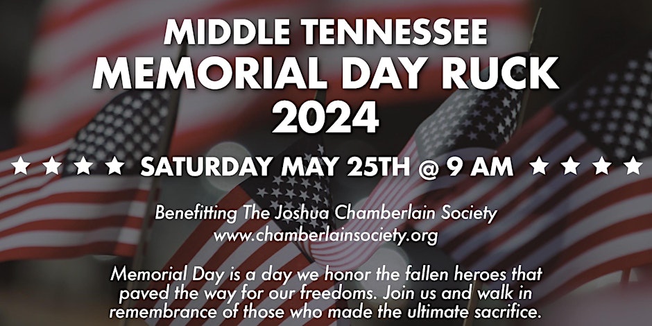 Middle Tennessee Memorial Day Ruck 2024 Murfreesboro, Tenn.