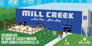 Mill Creek Brewing Co. 10 Year Anniversary Party Nolensville png