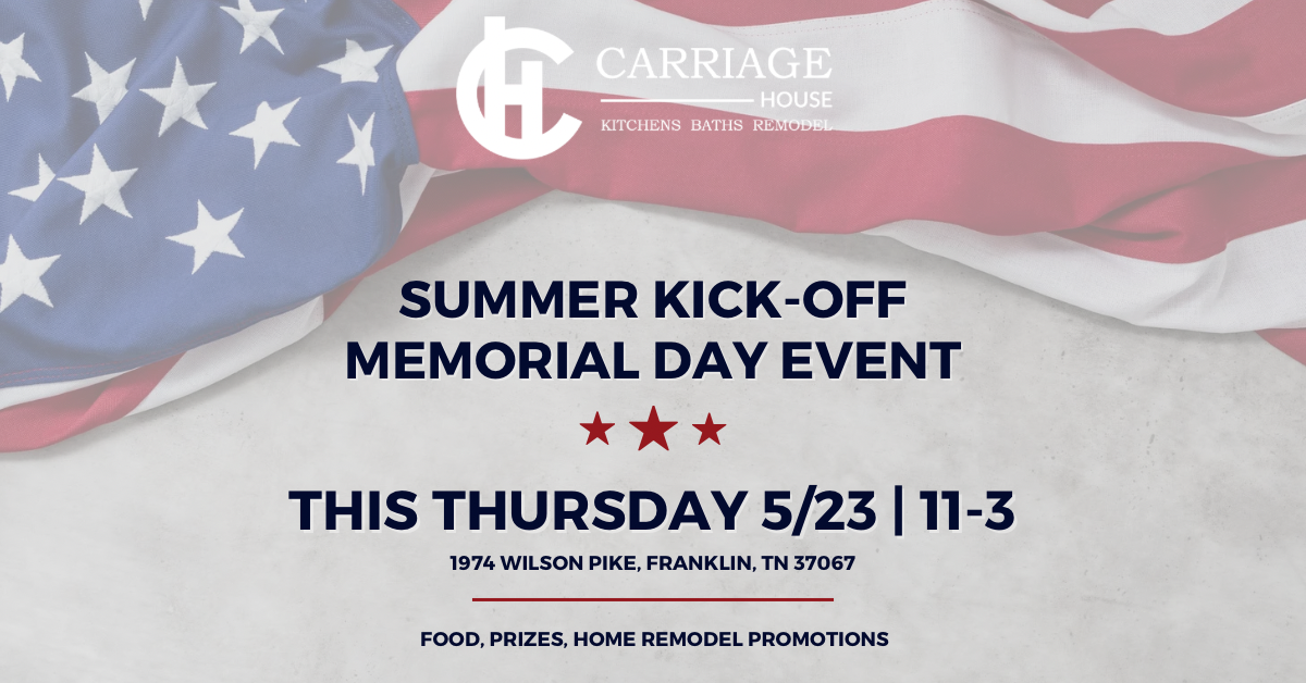 Summer Kick-Off Event With Carriage House in Franklin, TN.