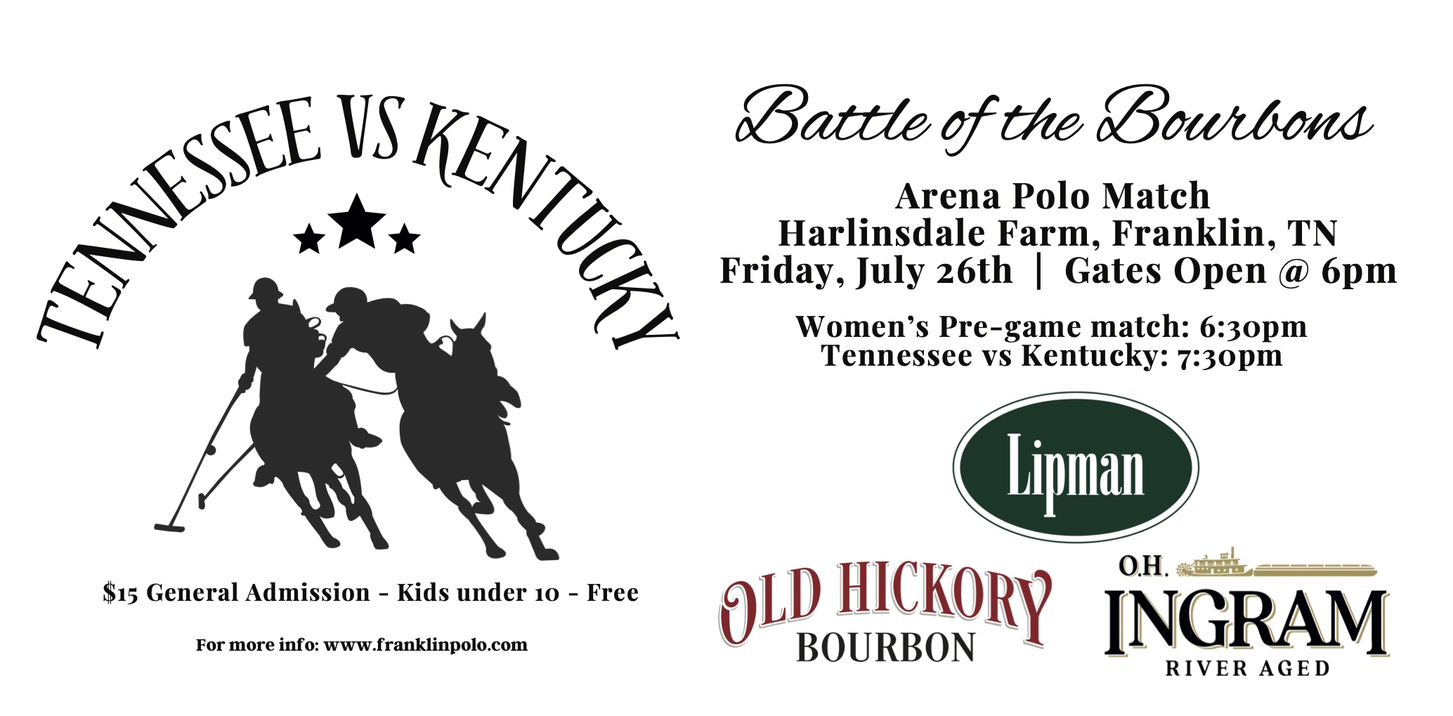 Battle of the Bourbons Arena Polo Match | Tennessee vs Kentucky