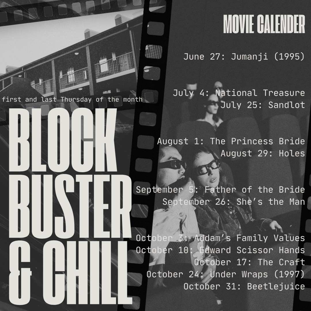 Block Buster & Chill Nashville, TN Movie Nights SCHED - 2