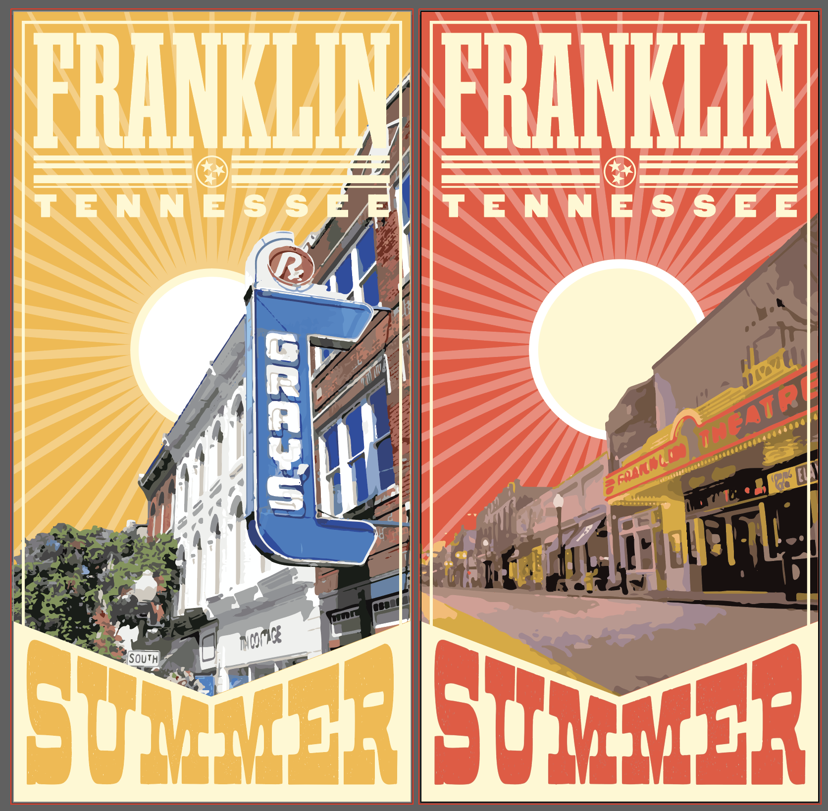New Summer Main Street Banners Franklin, Tenn.