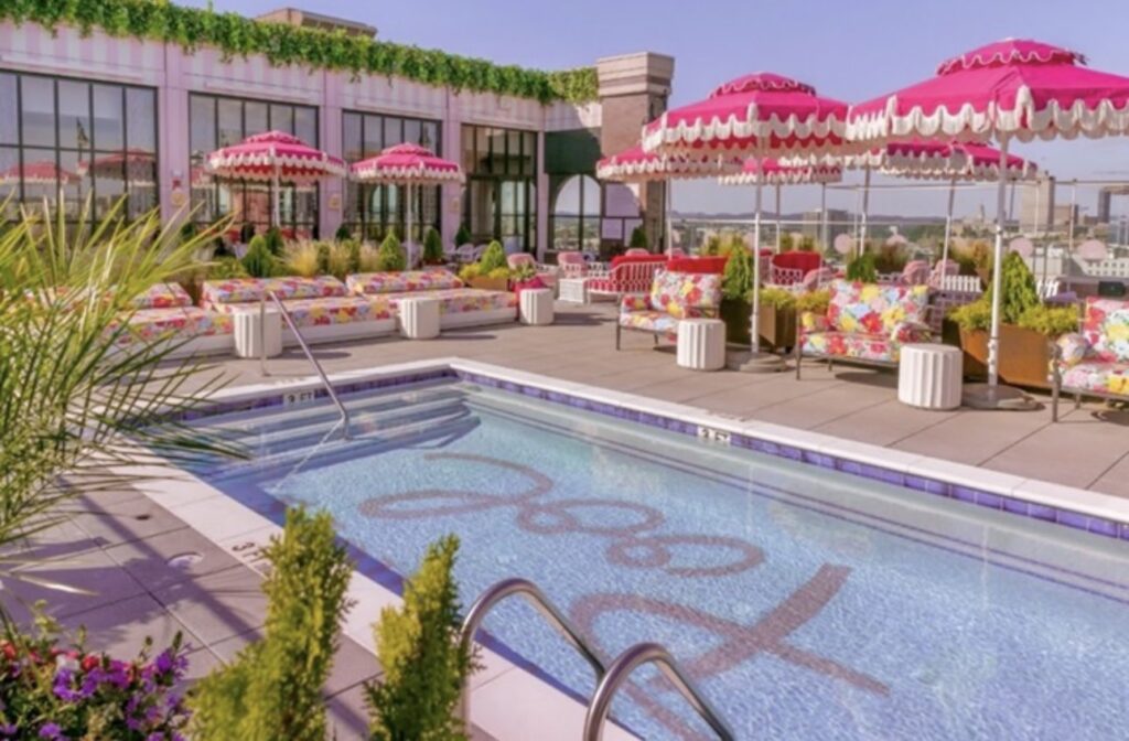 White Limozeen Rooftop Pool and Bar Nashville, TN