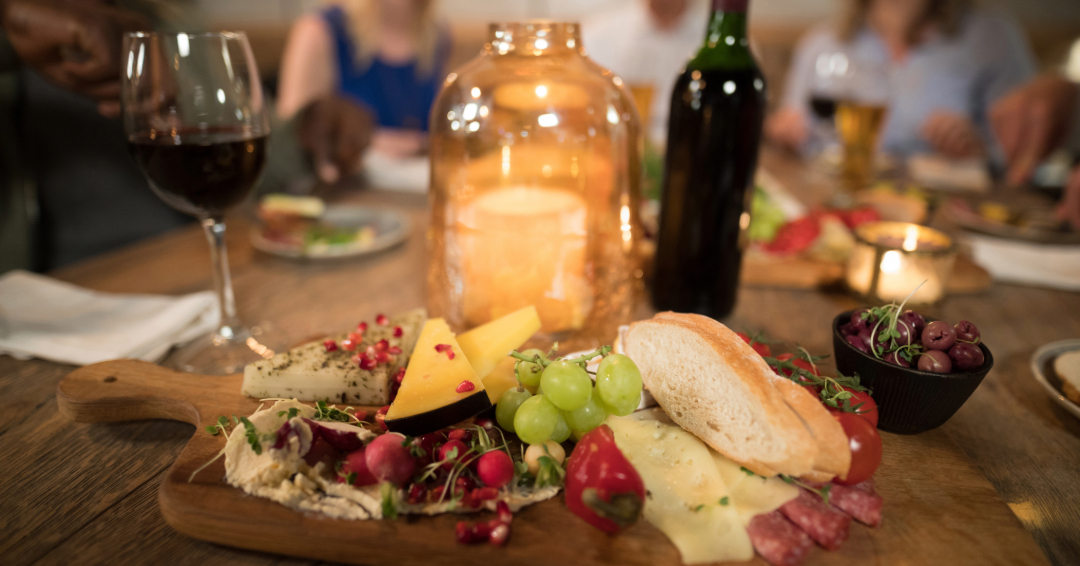 Wine and Cheese Board