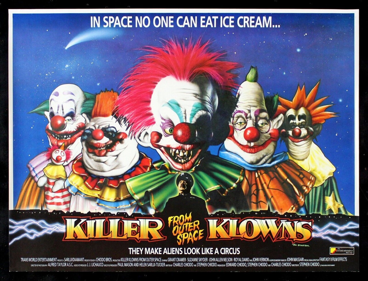 A Movie Gang Halloween Party- Killer Klowns from Outer Space.