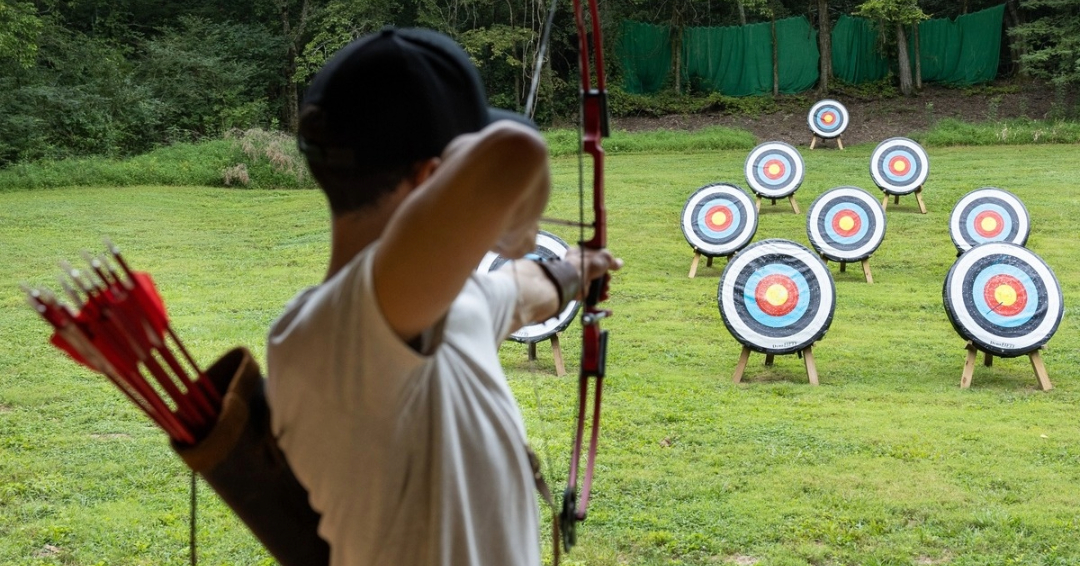 Archery at Southall Farm and Inn in Franklin, Tennessee, fun activities for the whole family!