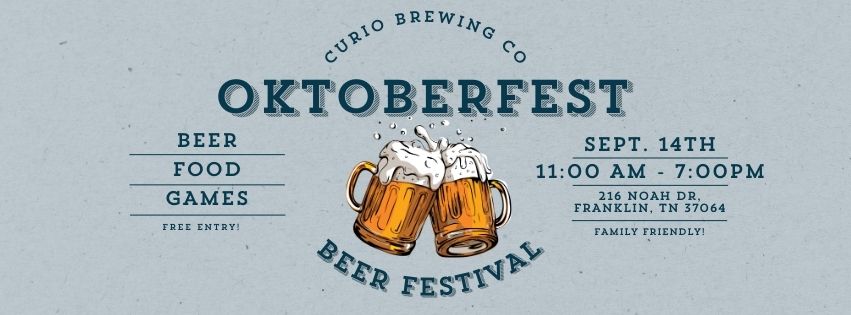 Curio Brewing Company- Annual Oktoberfest Celebration in Franklin, Tenn.