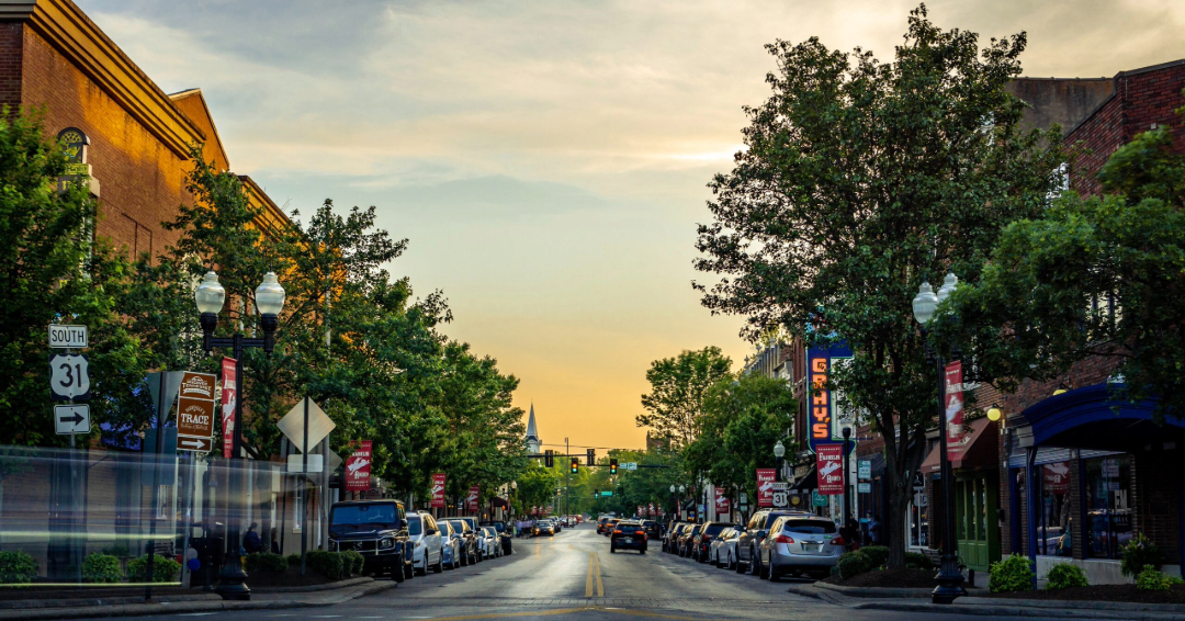 Downtown Franklin Tennessee Main St