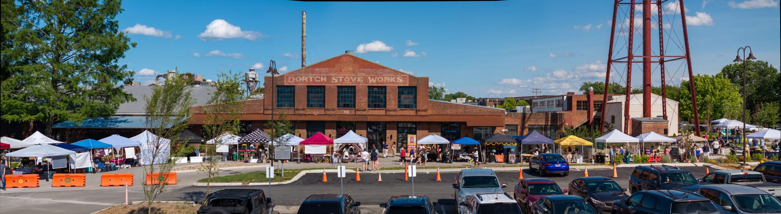 Factory Sunday Farmers Market in downtown Franklin, TN at The Factory at Franklin’s Water Tower Plaza.