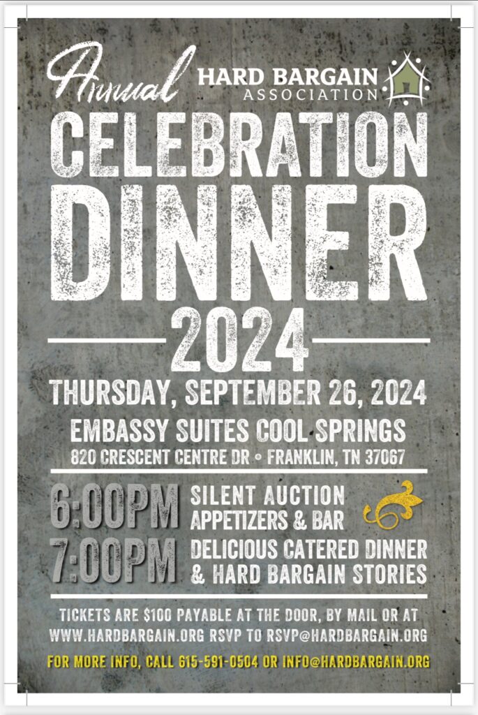 Hard Bargain Annual Celebration Dinner 2024