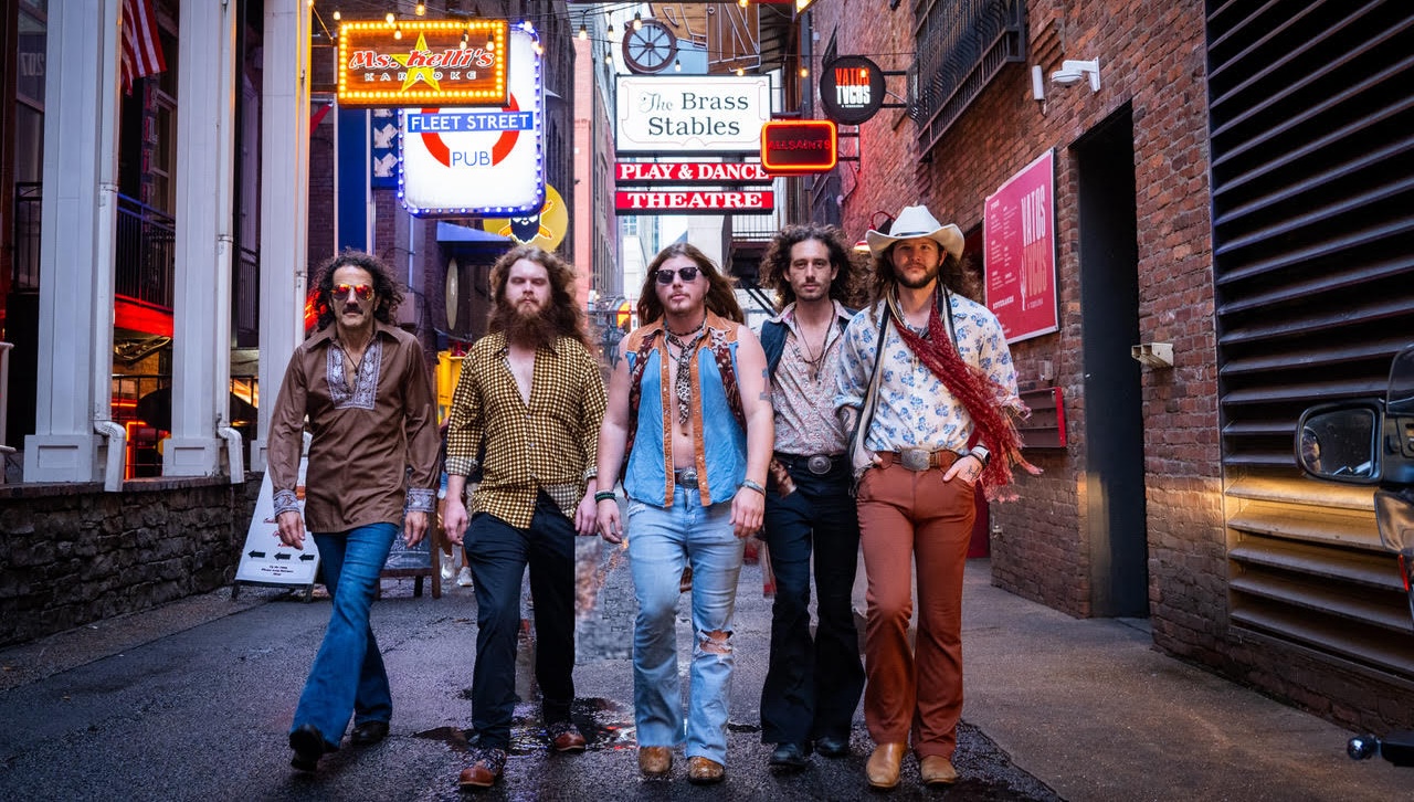 Hippies & Cowboys in Printer’s Alley in Nashville, TN.