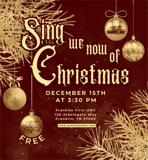 Williamson County Community Chorus Winter 2024 Concert