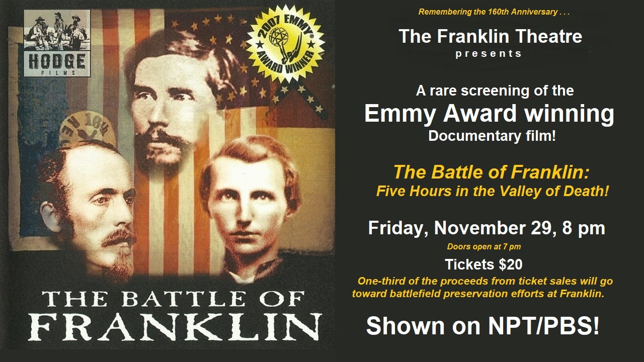 Franklin Theatre_The Battle of Franklin’ Screening.