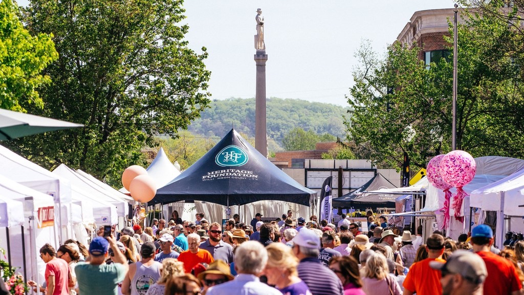 Main Street Festival Downtown Franklin, Tennessee.