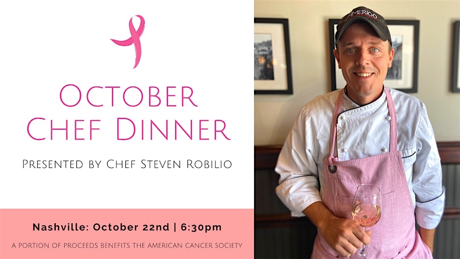 October Chef Dinner Series at Amerigo Nashville.