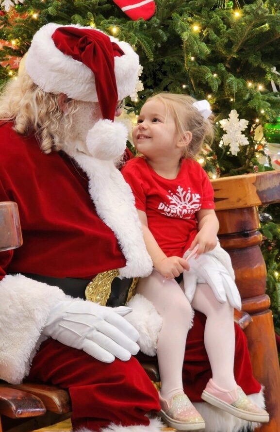 Santa at The Factory at Franklin, Downtown Franklin.