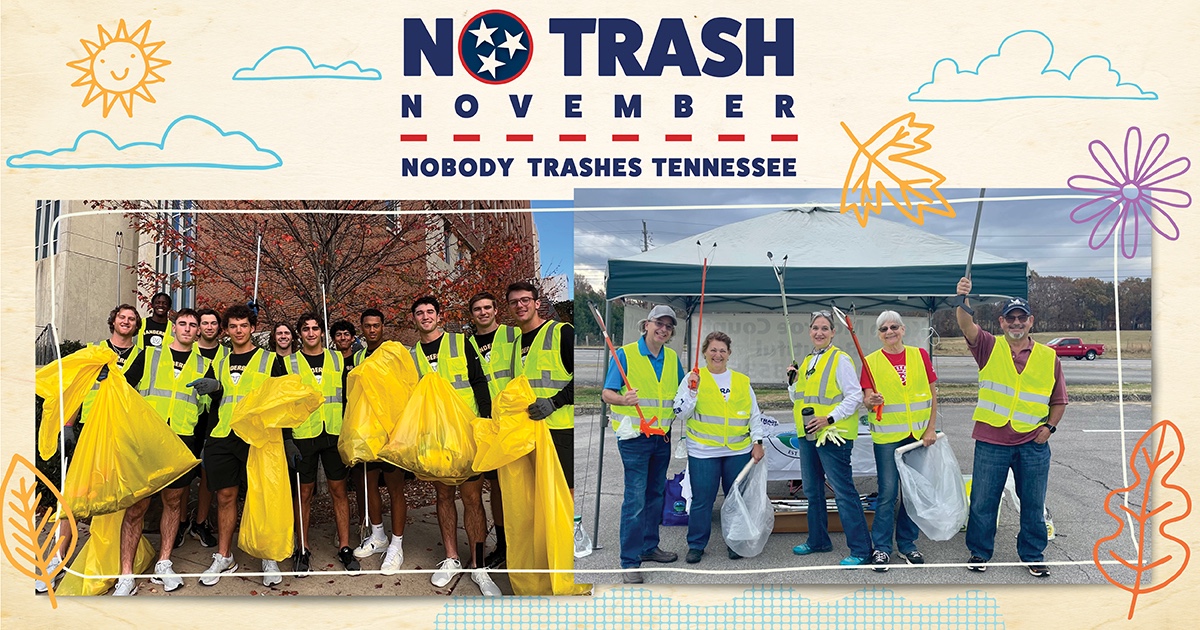 TDOT’s No Trash November Tennessee