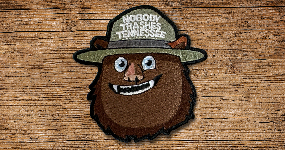 Nobody Trashes Tennessee new Trashsquatch patch.