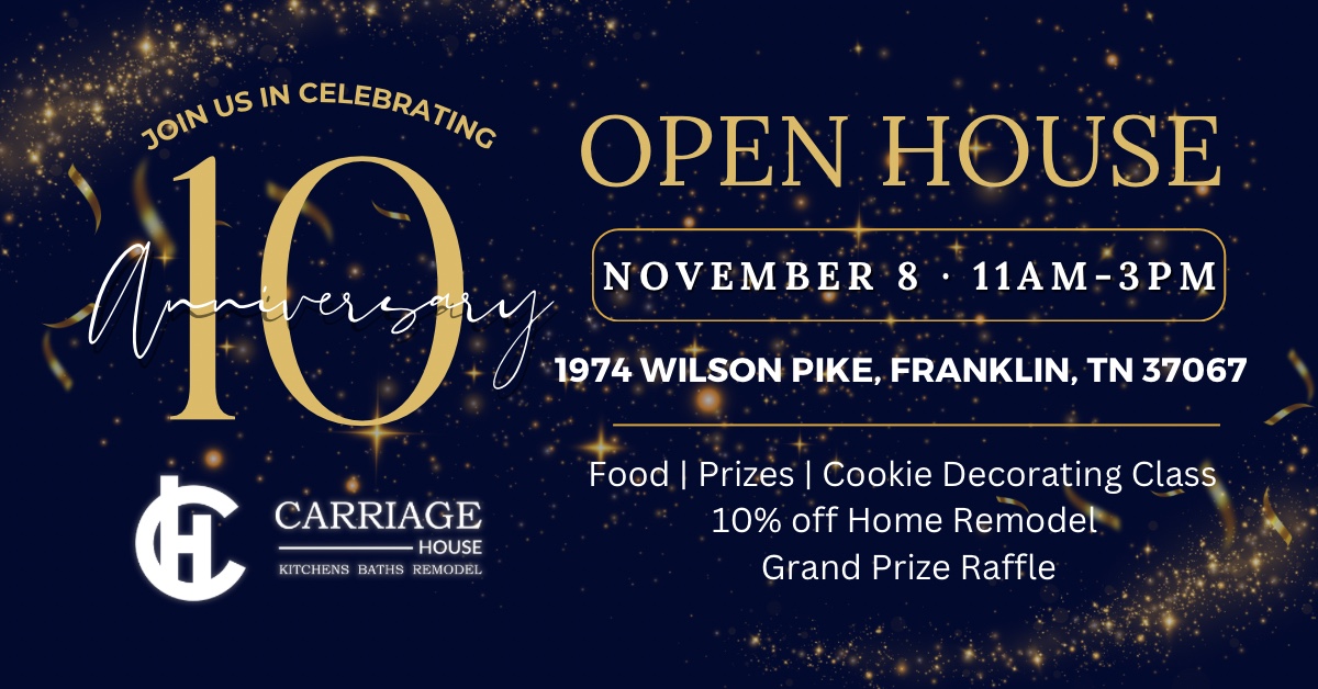 Home Remodeling Open House with Carriage House Custom Homes