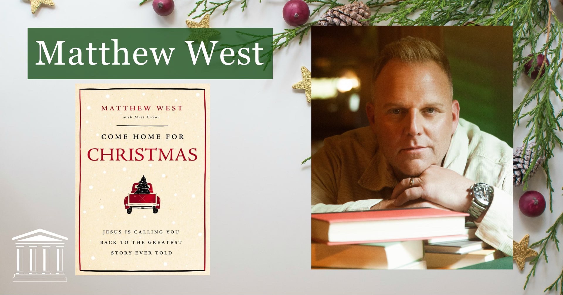 Matthew West Book Signing After the Christmas Tree Lighting! in Franklin, TN.