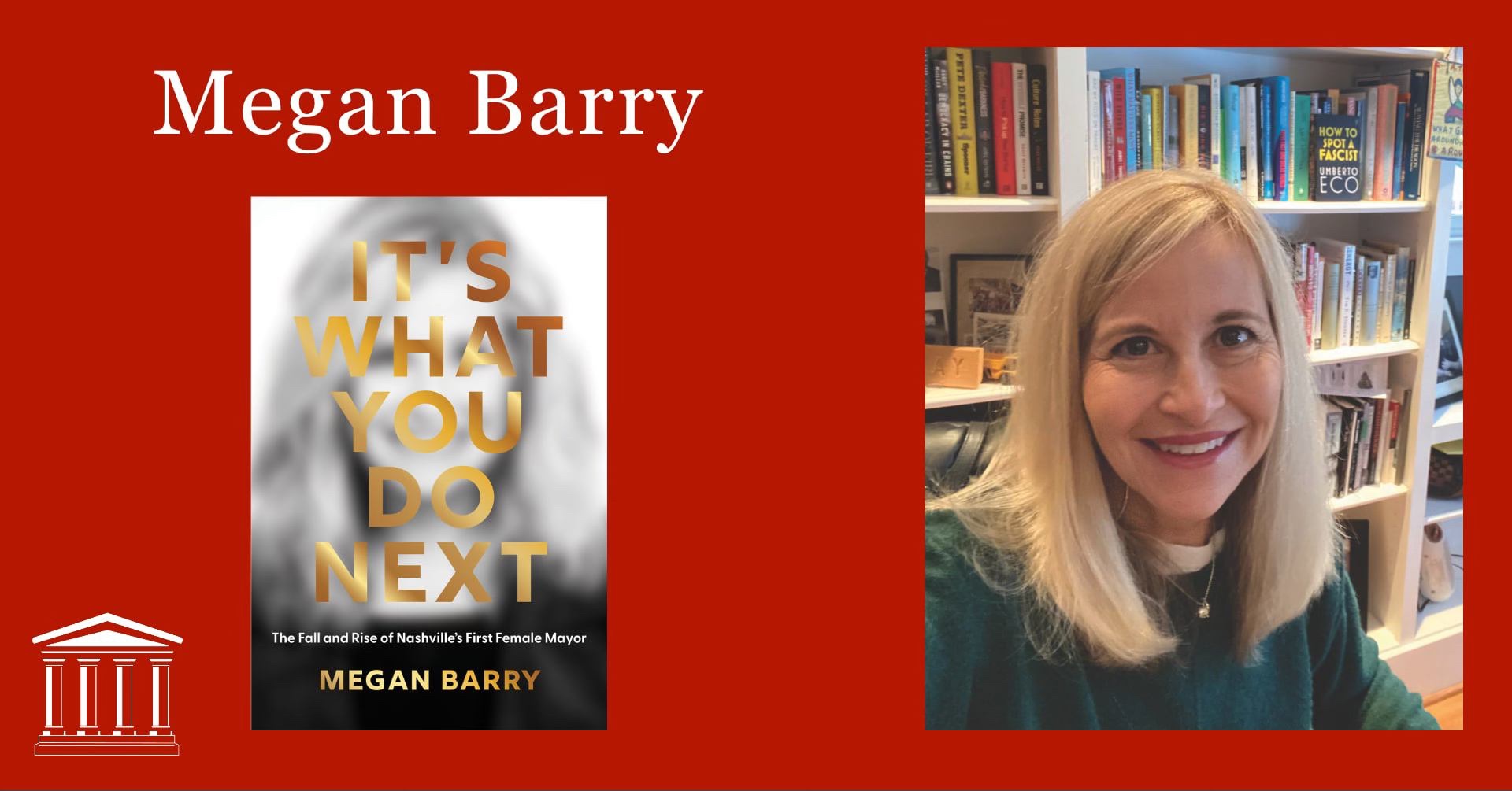 Megan Barry Book Signing at Landmark Booksellers Downtown Franklin.