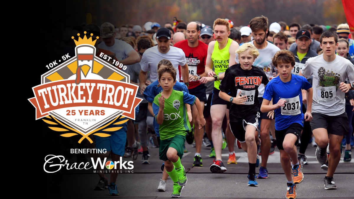 Turkey Trot Benefiting GraceWorks Franklin TN_25 Years