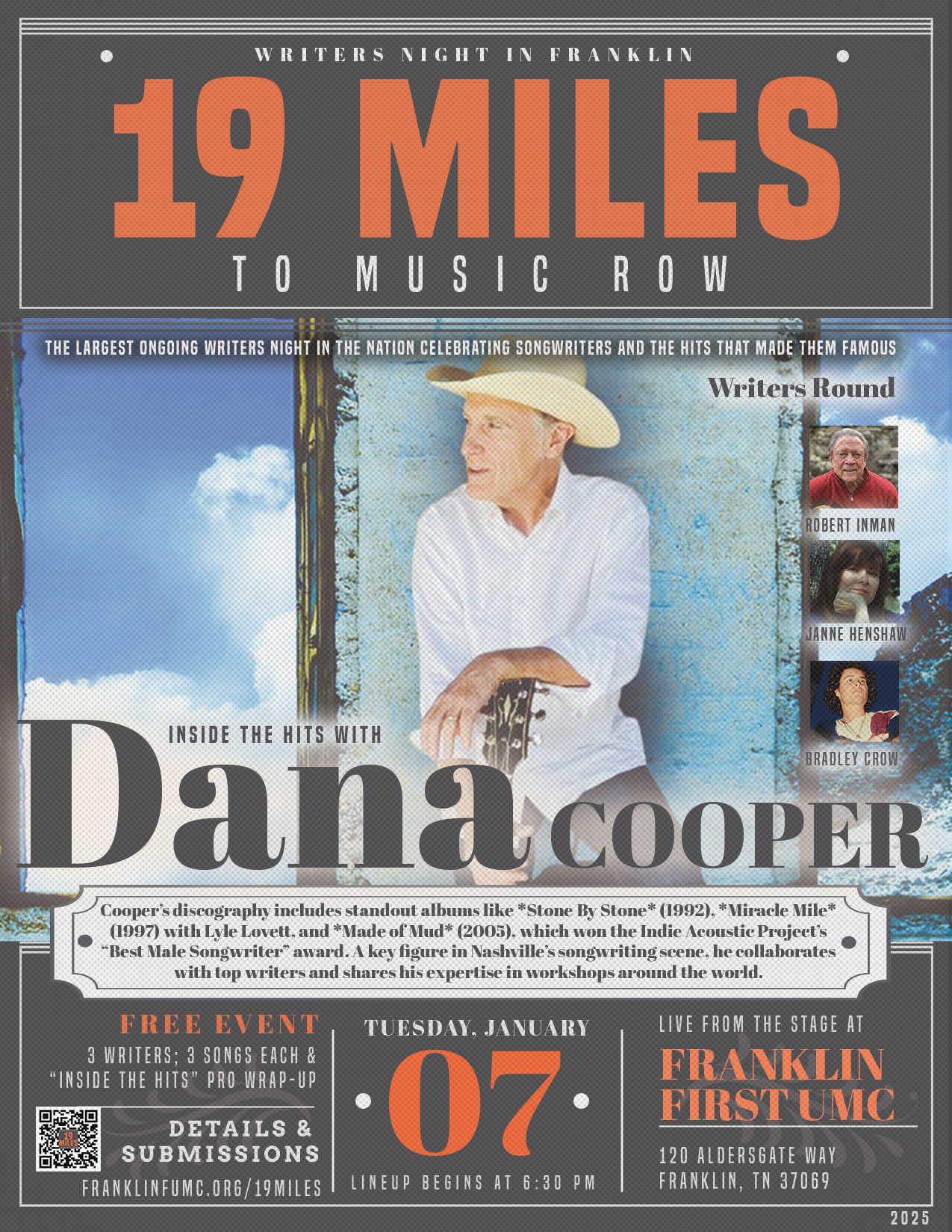 19-Miles to Music Row_An Evening with Cooper- A Legacy of Songwriting Franklin TN